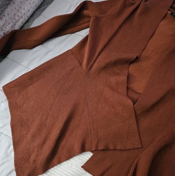 Verve Ami Women's Burnt Orange Sweater Size L - Picture 5 of 8